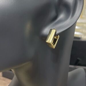 Solid Square Earrings / Solido Quadrado Aro Aretes